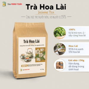 Trà Lài Minh Thái, Bảo Lộc – Túi 150g – Dòng Phổ Thông