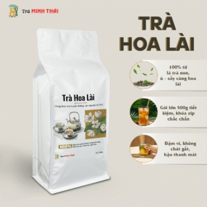Trà Lài Minh Thái, Bảo Lộc – Túi Zip 500g – Dòng Phổ Thông