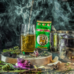 12 Gói Trà Sen Minh Thái, B’Lao – 70g/gói – Loại Truyền Thống