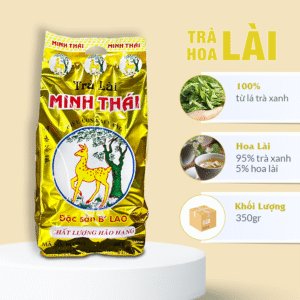 Trà Lài (Hoa Nhài) pha trà đường, trà đá miền Tây – gói 350g – Trà Minh Thái