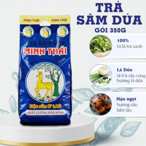 Trà Sâm Dứa pha trà đường, trà đá miền Tây – gói 350g – Trà Minh Thái