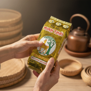 12 Gói Trà Lài Minh Thái, B’Lao – 70g/gói – Loại Truyền Thống