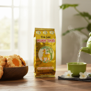 12 Gói Trà Lài Minh Thái, B’Lao – 70g/gói – Loại Truyền Thống